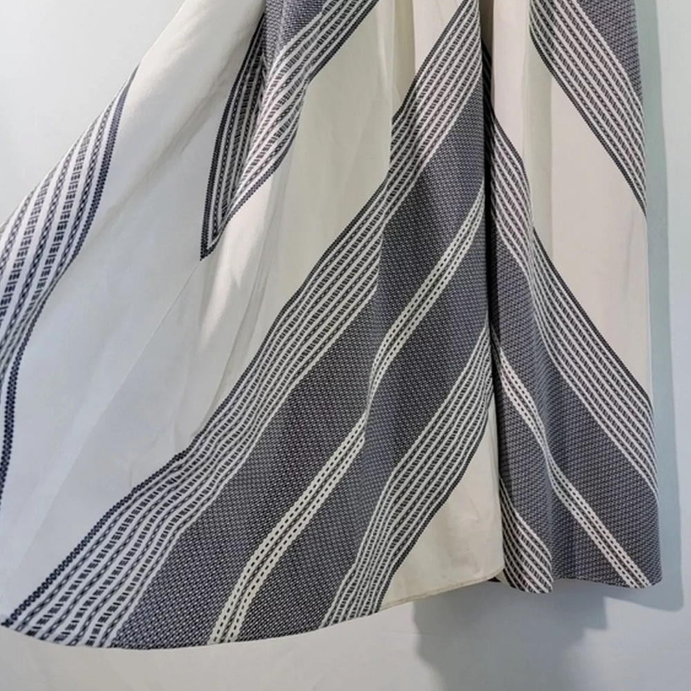 10 Crosby Derek Lam Chevron midi dress size 8 nwot really pretty - Picture 4 of 11